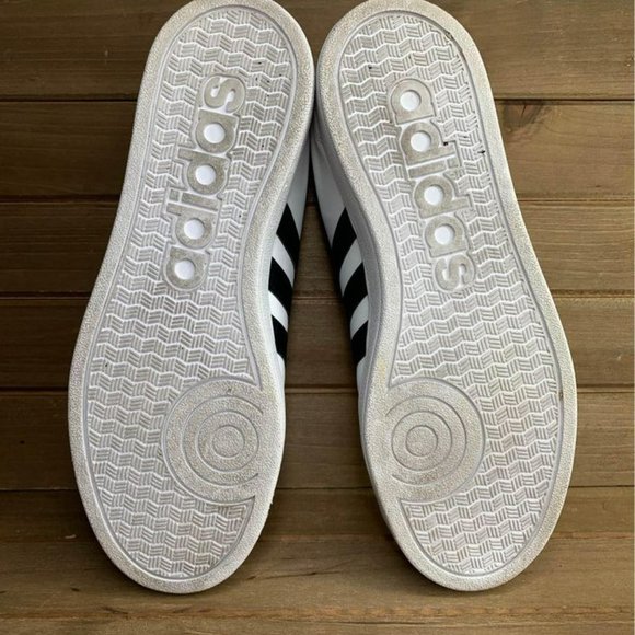 Womens Adidas Neo Cloudfoam AW4409 White Casual Shoes Sneakers Size 7.5 - Picture 3 of 8